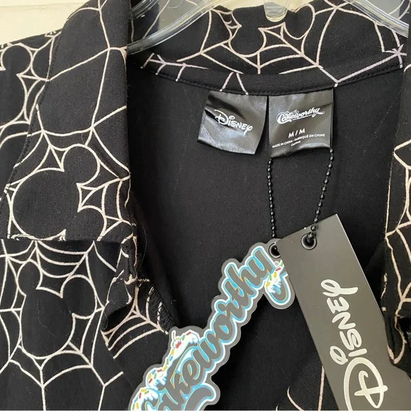 NWT Disney Mickey Mouse Spiderweb Halloween Dress Medium - Picture 4 of 6